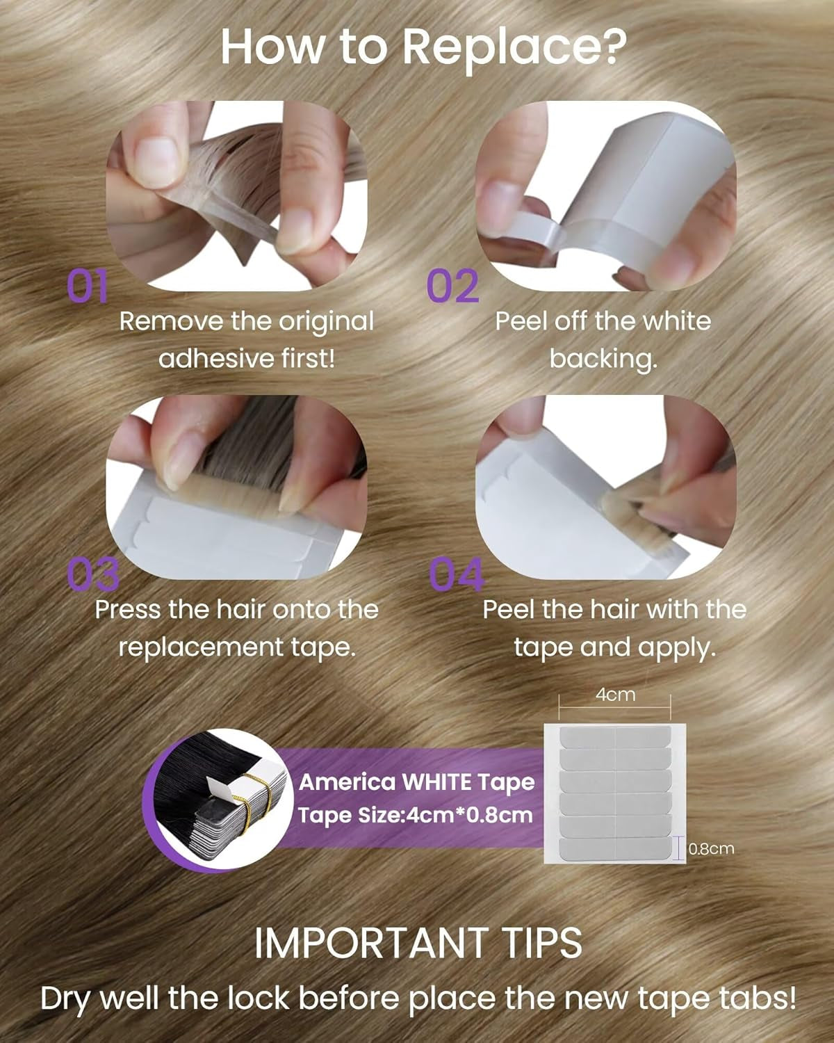 Balayage Tape in Human Hair Extensions Ombre Light Brown to Ash Blonde with Platinum Blonde Hair Extensions Tape in Real Human Hair Skin Weft Salon Quality 18In 20Pcs 50G